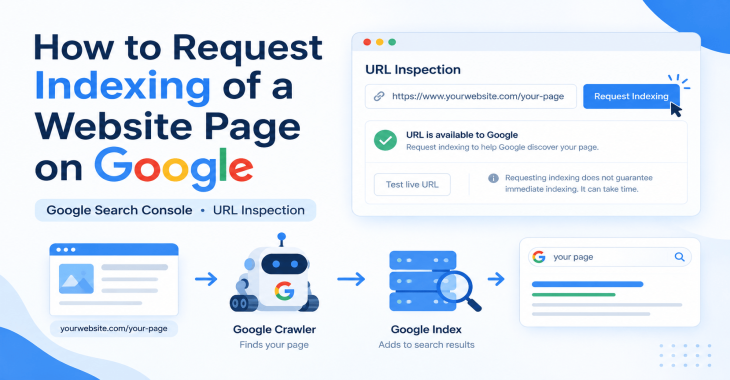 how to request indexing on Google
