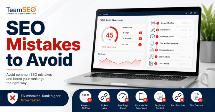 SEO Mistakes to Avoid: 15 Common Errors