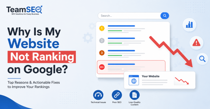 Why My Website Not Ranking on Google